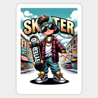 Skater Boy! Sticker